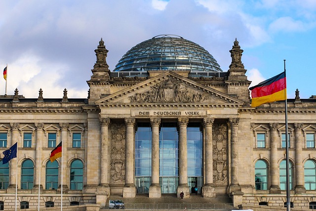 Deutscher Bundestag von außen